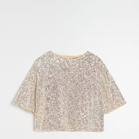 Flitrová halenka s krátkým rukávem, Sinsay, 299 Kč