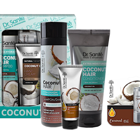 Dárková sada pro hydrataci křehkých vlasů, Dr. Santé, 254 Kč