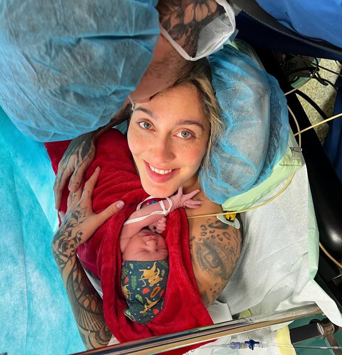 FOTO: Kateřina Klinderová porodila letos v dubnu.