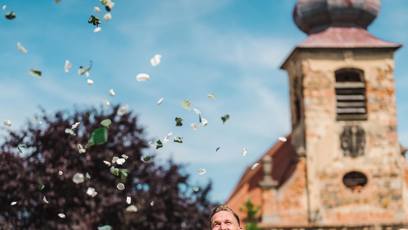 FOTO: Lukáš Provod se oženil s krásnou Petrou asi před dvěma roky.