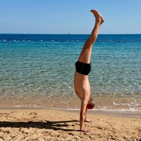 Martin Hofmann se pochlubil vypracovanou postavou. 