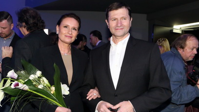 FOTO: Martina Bezoušková s Janem Hrušínským.