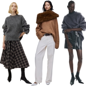 Pokud si vyberete jeden kvalitní svetr, hned z něj můžete vytvořit několik outfitů