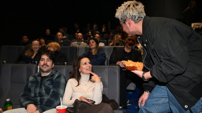 FOTO: Adéla Gondíková prohodila pár slov s Miraiem Navrátilem.