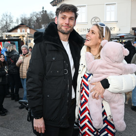  Kateřina Klausová se na svého partnera Daniela Rohana nemohla vynadívat.