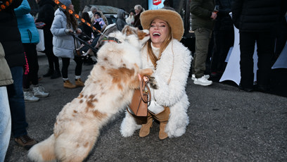 FOTO: Andrea Verešová dosatala od pejska pořádnou dávku lásky.