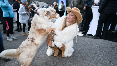 FOTO: Andrea Verešová s pejskem.