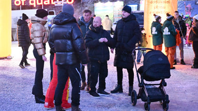 FOTO: Zdeněk Chytil se držel na jiné straně Špindlu i s jinými lidmi než jeho ex.