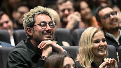 FOTO: Mirai Navrátil si promítání Zrádců užíval.