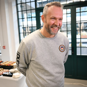 Ondřej Novotný dorazil ve velmi dobré náladě.