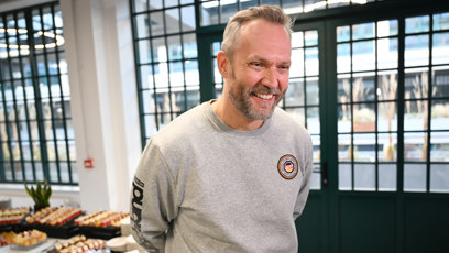 FOTO: Ondřej Novotný dorazil ve velmi dobré náladě.