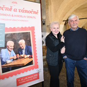 Eva Urbanová a Miroslav Donutil jsou dlouholetí přátelé. 