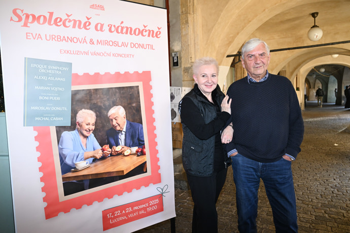 FOTO: Eva Urbanová a Miroslav Donutil jsou dlouholetí přátelé.