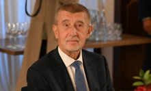 Andrej Babiš na oslavě narozeniny Miloše Zemana.