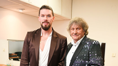 FOTO: Stanislav Hložek se synem.