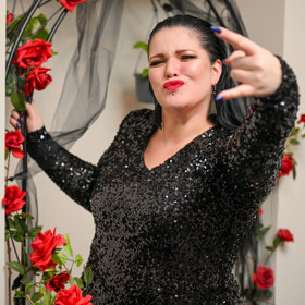 Leona Šenková byla v dobré náladě.