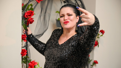 FOTO: Leona Šenková byla v dobré náladě.