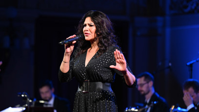 FOTO: Ilona Csáková během vystoupení.