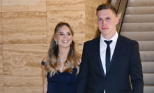 Lukáš Provod se svou drahou polovičkou.