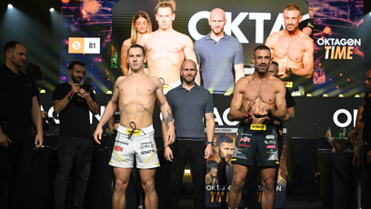 FOTO: Zápasníci Pavel Tóth a Ondřej Raška.