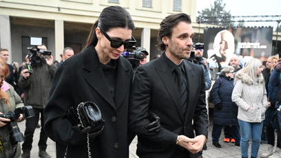 FOTO: Leoš Mareš po boku své ženy Moniky.