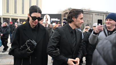 FOTO: Leoš Mareš po boku své ženy Moniky.