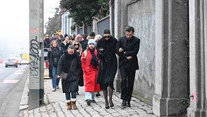 FOTO: Leoš Mareš po boku své ženy Moniky.