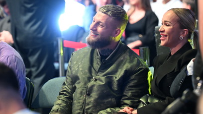 FOTO: Nela Slováková a Radek Roušal se usmívali od ucha k uchu.