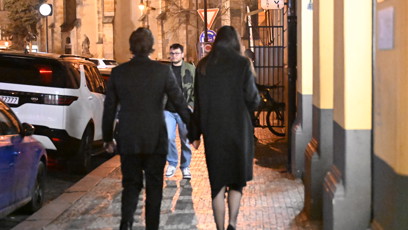 FOTO: Manželé Marešovi při odchodu.