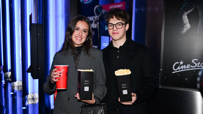 FOTO: Hokejista Kristian Nerud s Karolínou Jiráskovou.