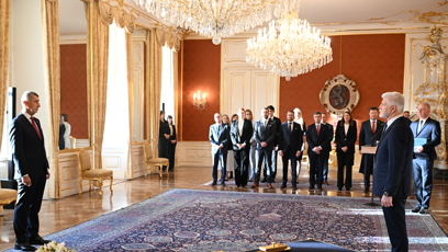 FOTO: Andrej Babiš byl jmenován premiérem.