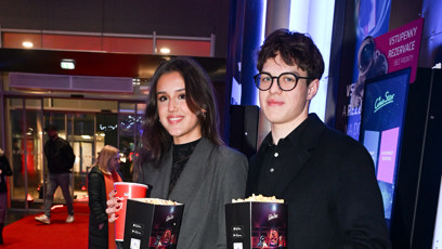 FOTO: Hokejista Kristian Nerud se svou partnerkou Karolínou Jiráskovou.