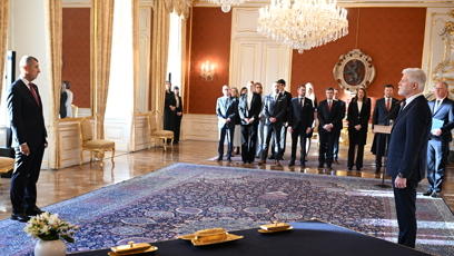 FOTO: Prezident Petr Pavel jmenoval Andreje Babiše premiérem.