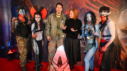 FOTO: Ester Geislerová s partnerem si dorazila užít film Avatar.