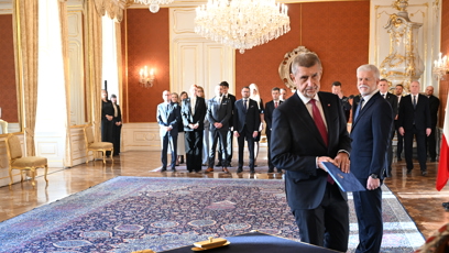 FOTO: Andrej Babiš byl jmenován premiérem.
