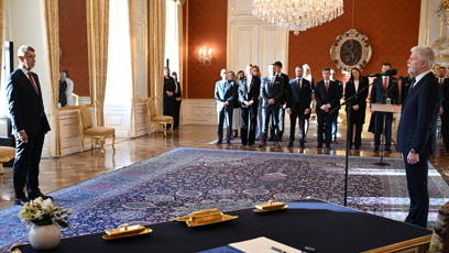 FOTO: Prezident Petr Pavel jmenoval Andreje Babiše premiérem.