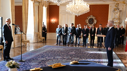 FOTO: Prezident Petr Pavel jmenoval Andreje Babiše premiérem.