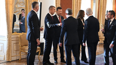 FOTO: Prezident Petr Pavel jmenoval Andreje Babiše premiérem.