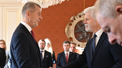 FOTO: Andrej Babiš byl jemnován premiérem.