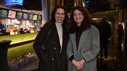 FOTO: Nela Brousková a Adéla Gondíková dorazily v dobré náladě.
