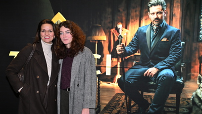 FOTO: Adéla Gondíková s dcerou na finálovém promítání Zrádců.