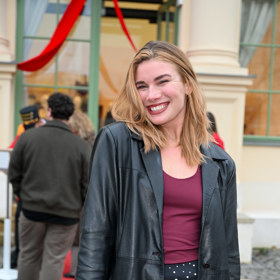 Žaneta Skružná byla ve skvělé náladě.