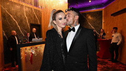 FOTO: Zamilovaný Sámer Issa po boku Lucie Junkové.