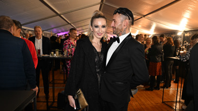 FOTO: Sámer Issa vypadá po boku Lucie Junkové velmi šťastný.