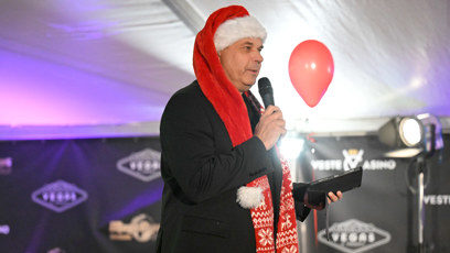 FOTO: Rychlý bavil hosty v casinu.