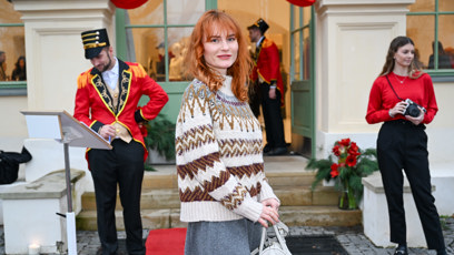 FOTO: Maria Pavlova na vánoční akci od značky Marks & Spencer.