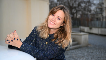 FOTO: Vysmátá Emma Smetana na Marks and Spencer akci.