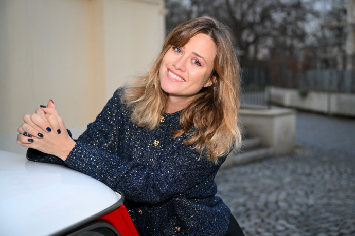 FOTO: Vysmátá Emma Smetana na Marks and Spencer akci.