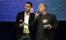 Patrik Hezucký s parťákem Leošem Marešem.