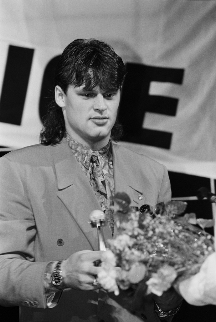 FOTO: Tomáš Skuhravý na anketě Fotbalista roku.